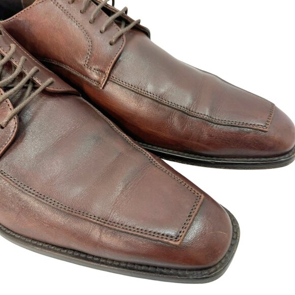 TO BOOT NEW YORK Men's Lace Up Derby Shoe in Cognac - 10 - Picture 6 of 16